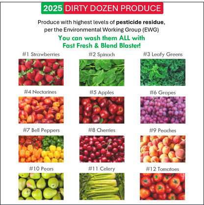 Fast Fresh Fruit & Vegetable Washing Strips