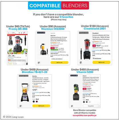 Blend Blaster Vortex Action Blender Basket